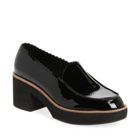 New!! 🖤 Eileen Fisher - Harria - Black Patent Leather - Size 5 - Picture 5 of 10